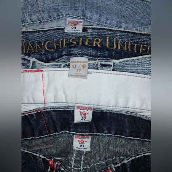SOLD!!!!                  True religion youth jeans, sizes 27-28 - Picture 2 of 3
